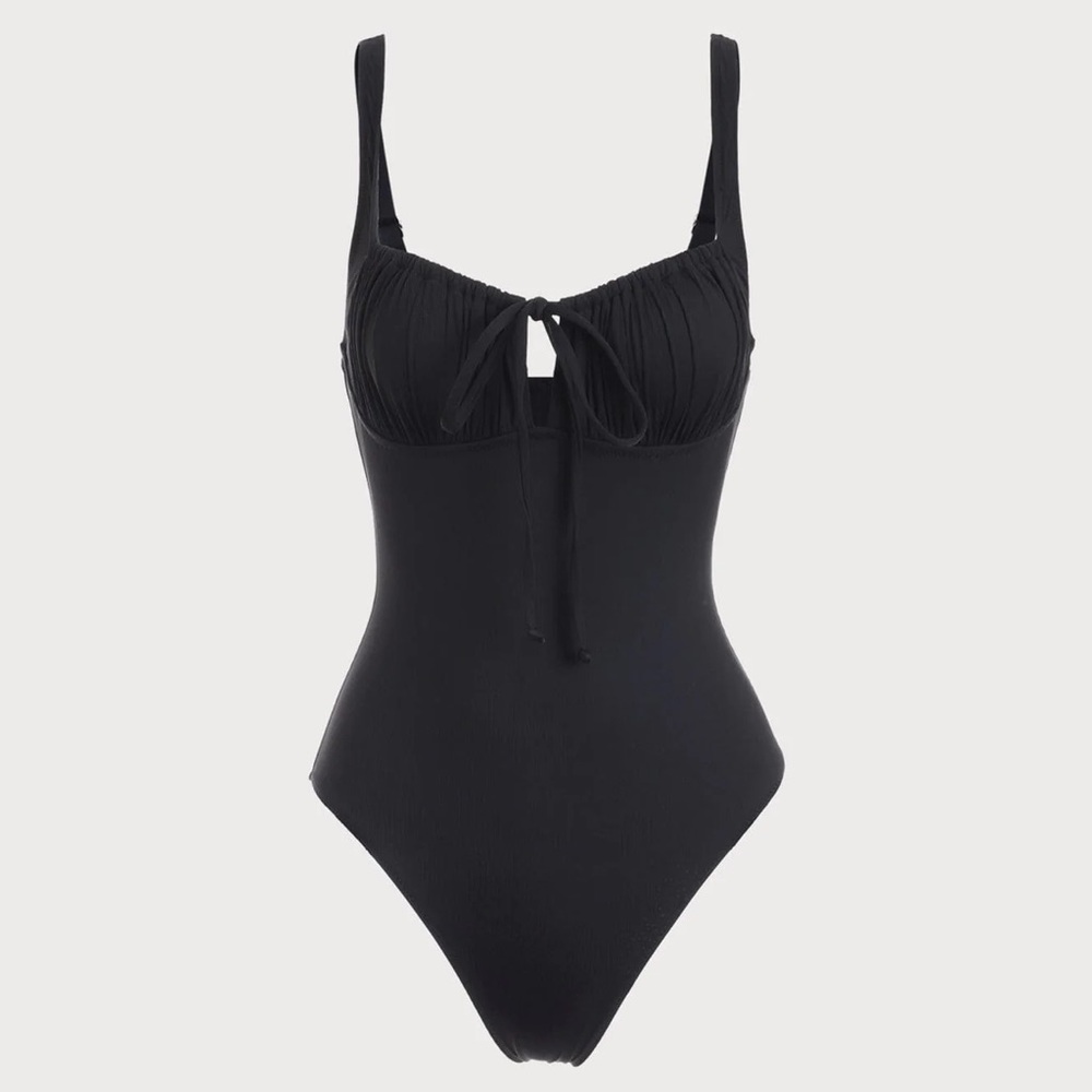 Berlook Cutout Tie One-Piece Swimsuit